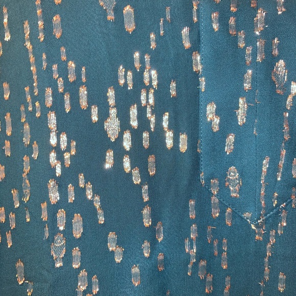 Lilly Pulitzer Elenora Silk Dress Inky Tidal - Picture 4 of 10